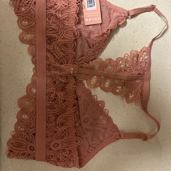 ThirdLove Boho Lace Front Closure Bralette, M - Picture 2 of 4